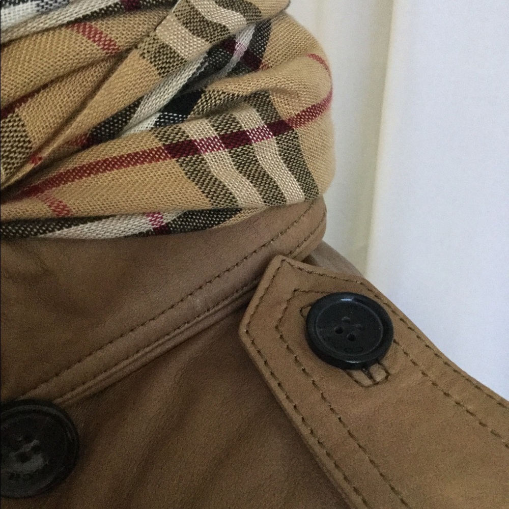 COACH ALEXIS Leather Short Trench Coat 86434 Dylan - Picture 6 of 8